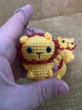 Lion Crochet Keychain