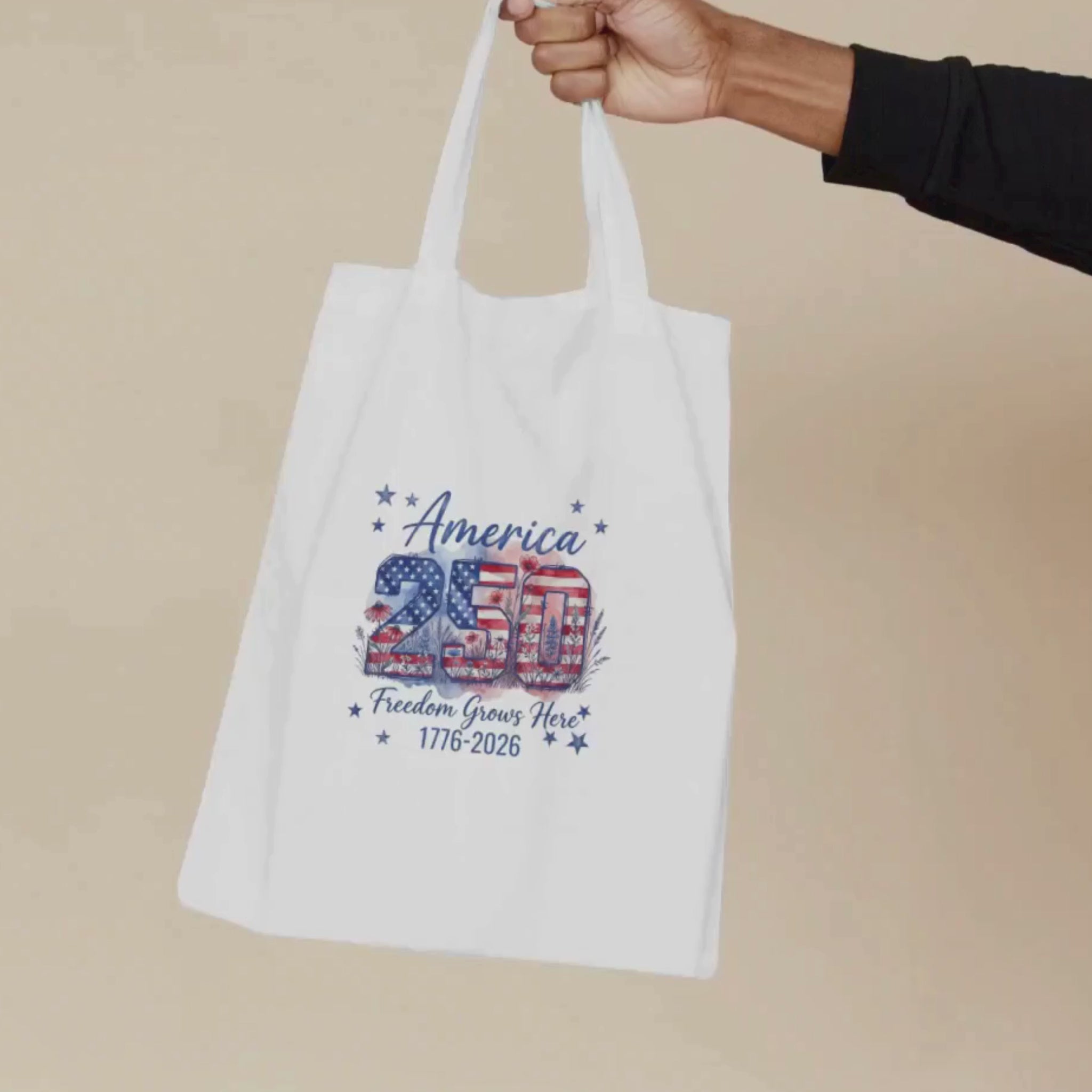 America 250 Freedom Grows Here PNG | 1776-2026 Patriotic Floral Watercolor Design | USA 250th Anniversary Sublimation Download